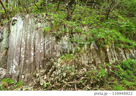 龍王峡の柱状節理 龍王峡の柱状節理 139948922