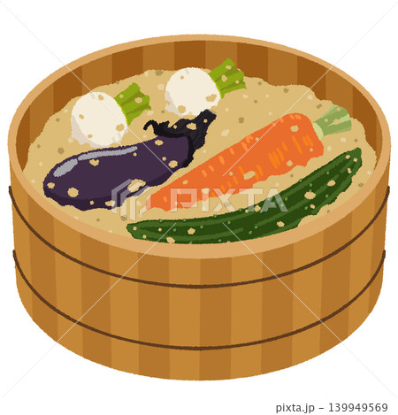 ぬか漬けのイラスト 139949569