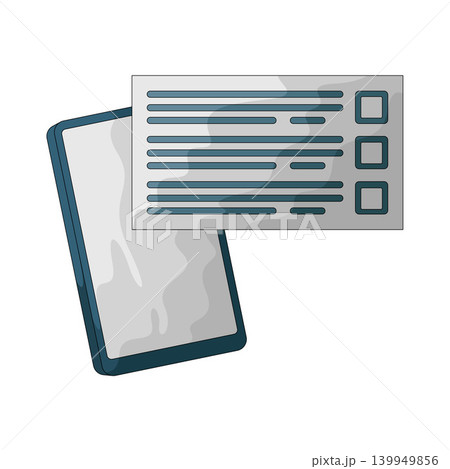Illustration of Online Survey 139949856