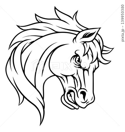 Horse Mustang Stallion Bronco Sports Team Mascot Horse Mustang Stallion Bronco Sports Team Mascot 139950380