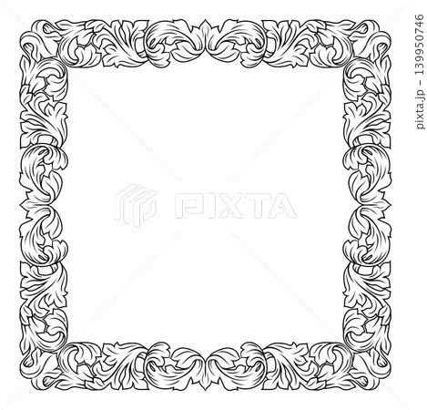 Filigree Crest Heraldry Frame Border Medieval Art Filigree Crest Heraldry Frame Border Medieval Art 139950746