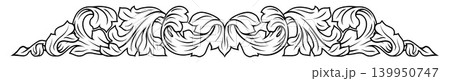 Filigree Crest Heraldry Floral Medieval Art Design Filigree Crest Heraldry Floral Medieval Art Design 139950747