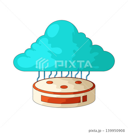 Illustration of Data Cloud 139950908