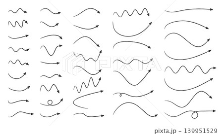 Hand Drawn Arrows Set Hand Drawn Arrows Set 139951529