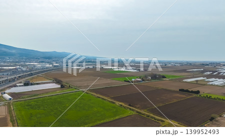 April 27 2026 Shin Hakodate Hokuto Greenhouse Farmland Aerial Landscape 139952493