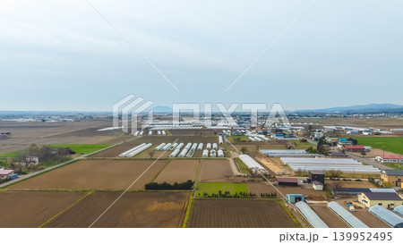 April 27 2026 Shin Hakodate Hokuto Greenhouse Farmland Aerial Landscape April 27 2026 Shin Hakodate Hokuto Greenhouse Farmland Aerial Landscape 139952495