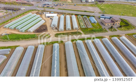 April 27 2026 Shin Hakodate Hokuto Greenhouse Agriculture Aerial View 139952507