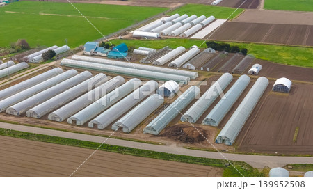 April 27 2026 Shin Hakodate Hokuto Greenhouse Agriculture Aerial View 139952508