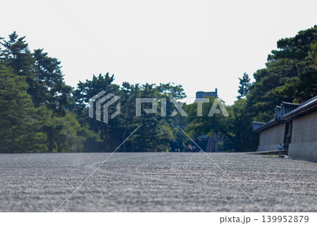 京都御所の砂利道 写真 Kyoto palace path 京都御所の砂利道 写真 Kyoto palace path 139952879