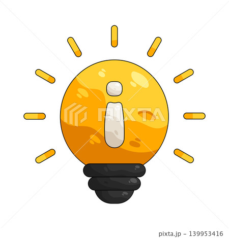 Illustration of Idea information Illustration of Idea information 139953416