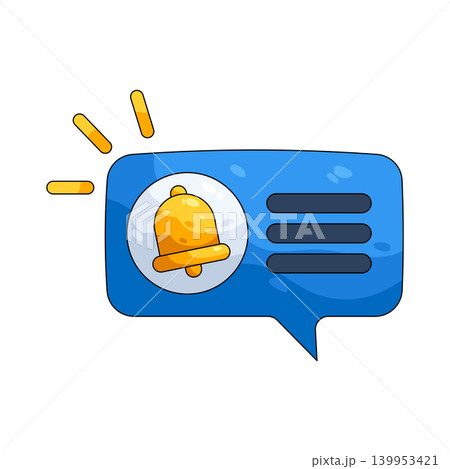 Illustration of notification Illustration of notification 139953421