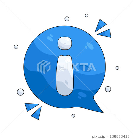 Illustration of Info chat 139953433