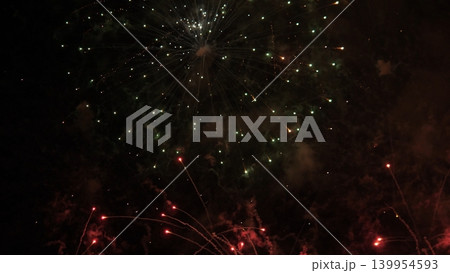 Sky Fireworks Sparkle. Vivid Fireworks Explode Across Broad Night Sky Creating Vibrant Displays. Spectacular Fireworks Illuminate Evening Sky With Dazzling Colors Above Open Fields Sky Fireworks Sparkle. Vivid Fireworks Explode Across Broad Night Sky Creating Vibrant Displays. Spectacular Fireworks Illuminate Evening Sky With Dazzling Colors Above Open Fields 139954593