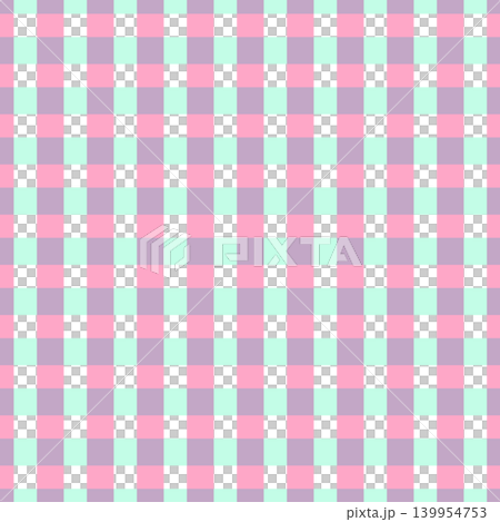 Pink and light blue checkered background 139954753