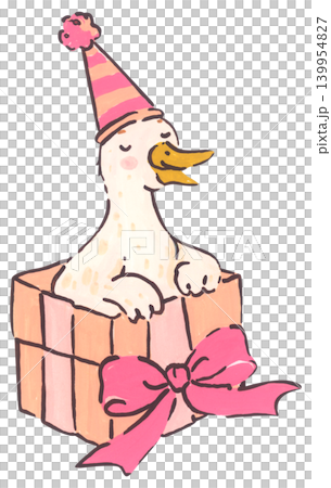 Silly goose birthday illustration set, cute coquette goose character with bow, party hat, present gift, whimsical cartoon duck collection, playful hand-drawn nursery invitation decor Silly goose birthday illustration set, cute coquette goose character with bow, party hat, present gift, whimsical cartoon duck collection, playful hand-drawn nursery invitation decor 139954827