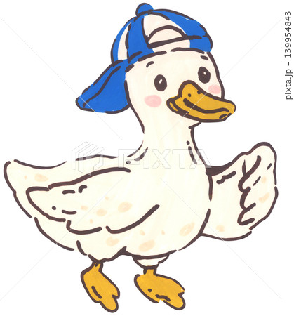 Silly goose birthday illustration set, cute boy goose cartoon character with party hat, present gift, whimsical duck collection, playful hand-drawn nursery invitation decor. Silly goose birthday illustration set, cute boy goose cartoon character with party hat, present gift, whimsical duck collection, playful hand-drawn nursery invitation decor. 139954843