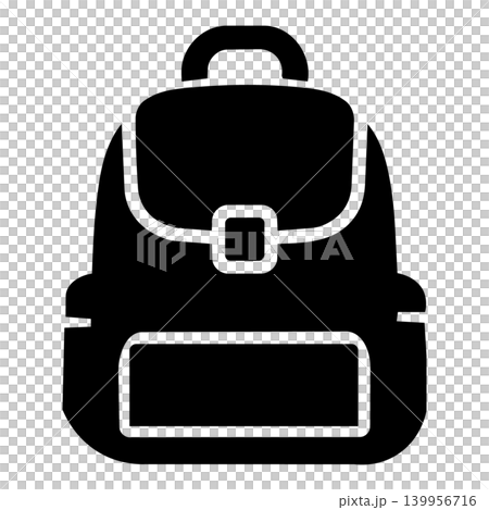 防災リュックのアイコンイラスト 139956716
