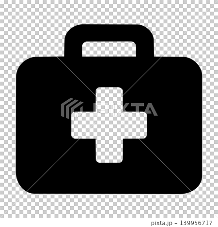 防災用救急箱のアイコンイラスト 防災用救急箱のアイコンイラスト 139956717