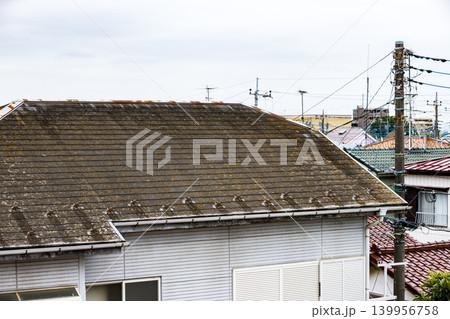住宅のスレート屋根 住宅のスレート屋根 139956758