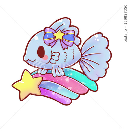 デフォルメかわいい魚座 139957350