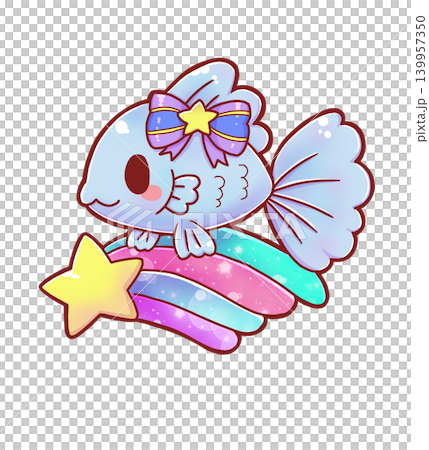 デフォルメかわいい魚座 139957350