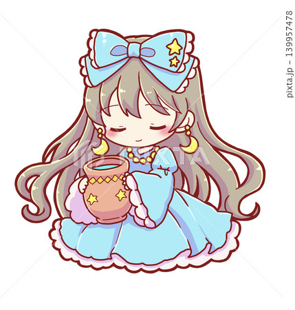 デフォルメかわいい水瓶座 139957478