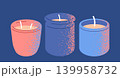 Decorative Candle Collection Set Illustration 139958732
