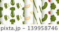Fresh Vegetable Seamless Pattern Collection 139958746