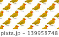 Yellow Bird Seamless Pattern Design 139958748