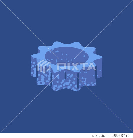 Decorative Wax Candle Sleeve Illustration 139958750