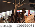 翼竜プテラノドンの恐竜の化石標本 139959061