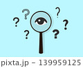 虫眼鏡と目玉 はてな 調査 139959125