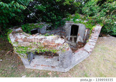 国内で現存するのは、わずか2か所の貴重な戦争遺構「天狗鼻海軍望楼台」 鹿児島県 薩摩川内市 139959335