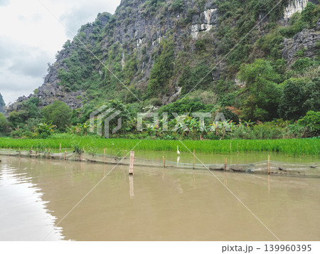 Stunning river views in Ninh Binh, Vietnam Stunning river views in Ninh Binh, Vietnam 139960395