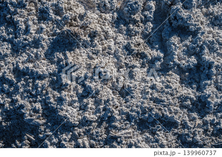 Surface of a dried-up salt lake 139960737