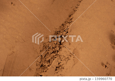 Macro texture of natural cocoa powder, abstract cooking background. 139960770