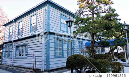 早朝の倉敷の古い町並み 139961826