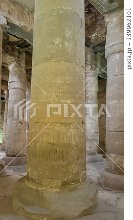 Beautiful interiors and ancient hieroglyphs in the Temple of Seti I in Abydos, Egypt. Beautiful interiors and ancient hieroglyphs in the Temple of Seti I in Abydos, Egypt. 139962101