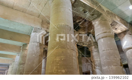 Beautiful interiors and ancient hieroglyphs in the Temple of Seti I in Abydos, Egypt. Beautiful interiors and ancient hieroglyphs in the Temple of Seti I in Abydos, Egypt. 139962102