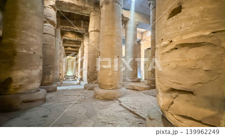 Beautiful interiors and ancient hieroglyphs in the Temple of Seti I in Abydos, Egypt. Beautiful interiors and ancient hieroglyphs in the Temple of Seti I in Abydos, Egypt. 139962249