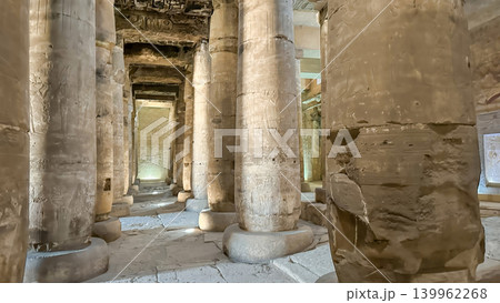 Beautiful interiors and ancient hieroglyphs in the Temple of Seti I in Abydos, Egypt. Beautiful interiors and ancient hieroglyphs in the Temple of Seti I in Abydos, Egypt. 139962268