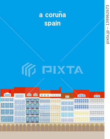 ア・コルーニャ a coruna ガリシア galicia スペイン ア・コルーニャ a coruna ガリシア galicia スペイン 139962673