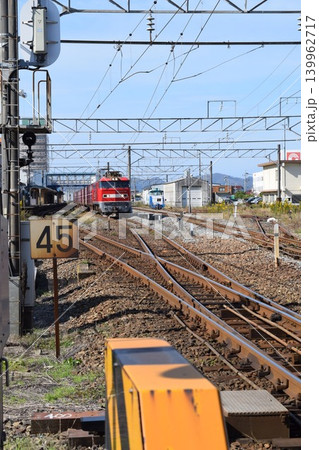 鉄道線路の分岐ポイント 鉄道線路の分岐ポイント 139962717