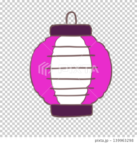 Magenta lantern illustration Magenta lantern illustration 139963298