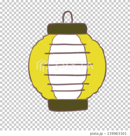 黃色燈籠的插圖 139963301