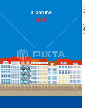 ア・コルーニャ a coruna ガリシア galicia スペイン ア・コルーニャ a coruna ガリシア galicia スペイン 139963384