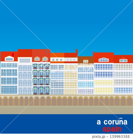 ア・コルーニャ a coruna ガリシア galicia スペイン ア・コルーニャ a coruna ガリシア galicia スペイン 139963388