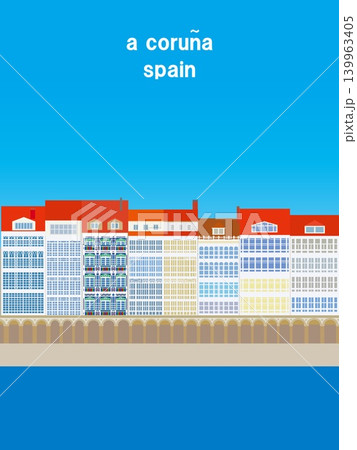 ア・コルーニャ a coruna ガリシア galicia スペイン ア・コルーニャ a coruna ガリシア galicia スペイン 139963405