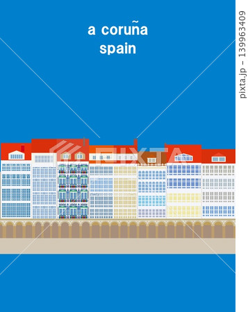 ア・コルーニャ a coruna ガリシア galicia スペイン ア・コルーニャ a coruna ガリシア galicia スペイン 139963409
