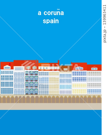 ア・コルーニャ a coruna ガリシア galicia スペイン ア・コルーニャ a coruna ガリシア galicia スペイン 139963411